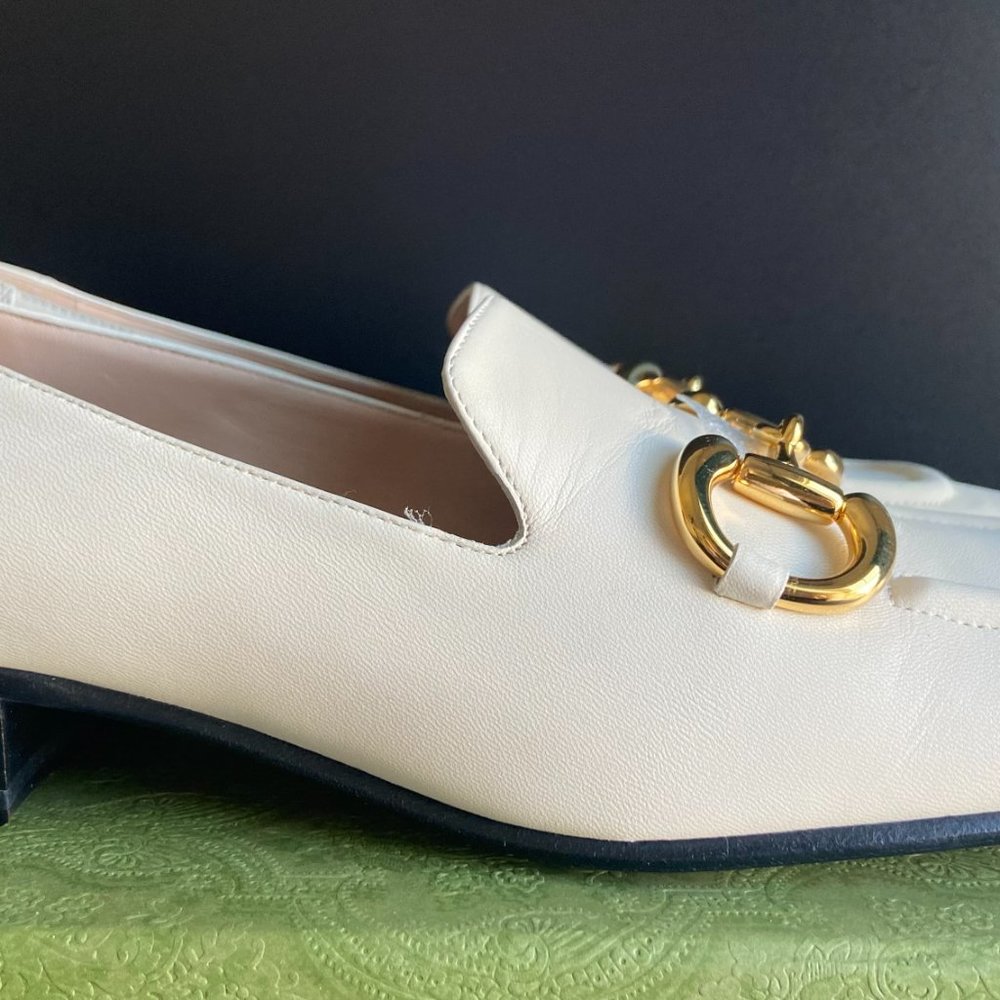 Gucci Malaga leather flats  38IT  Never worn, with tag   White, Leather - Picture 5 of 7